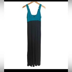 Ann Taylor Women’s Teal & Navy Maxi Dress